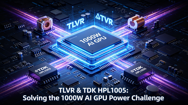 TLVR y TDK HPL1005: resolviendo el problema de alimentación de la GPU AI de 1000W