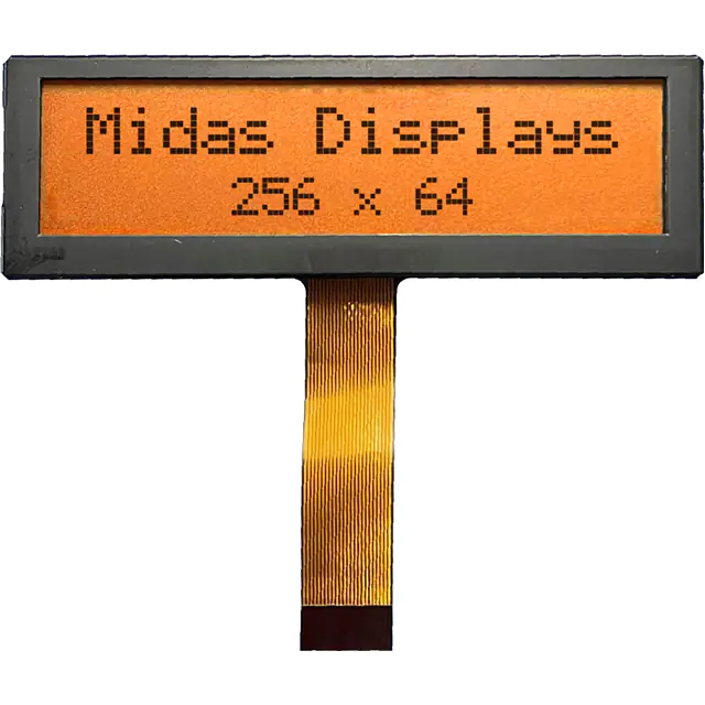 BTHQ256064AV-FETF-06-LED-AMBER Midas Displays