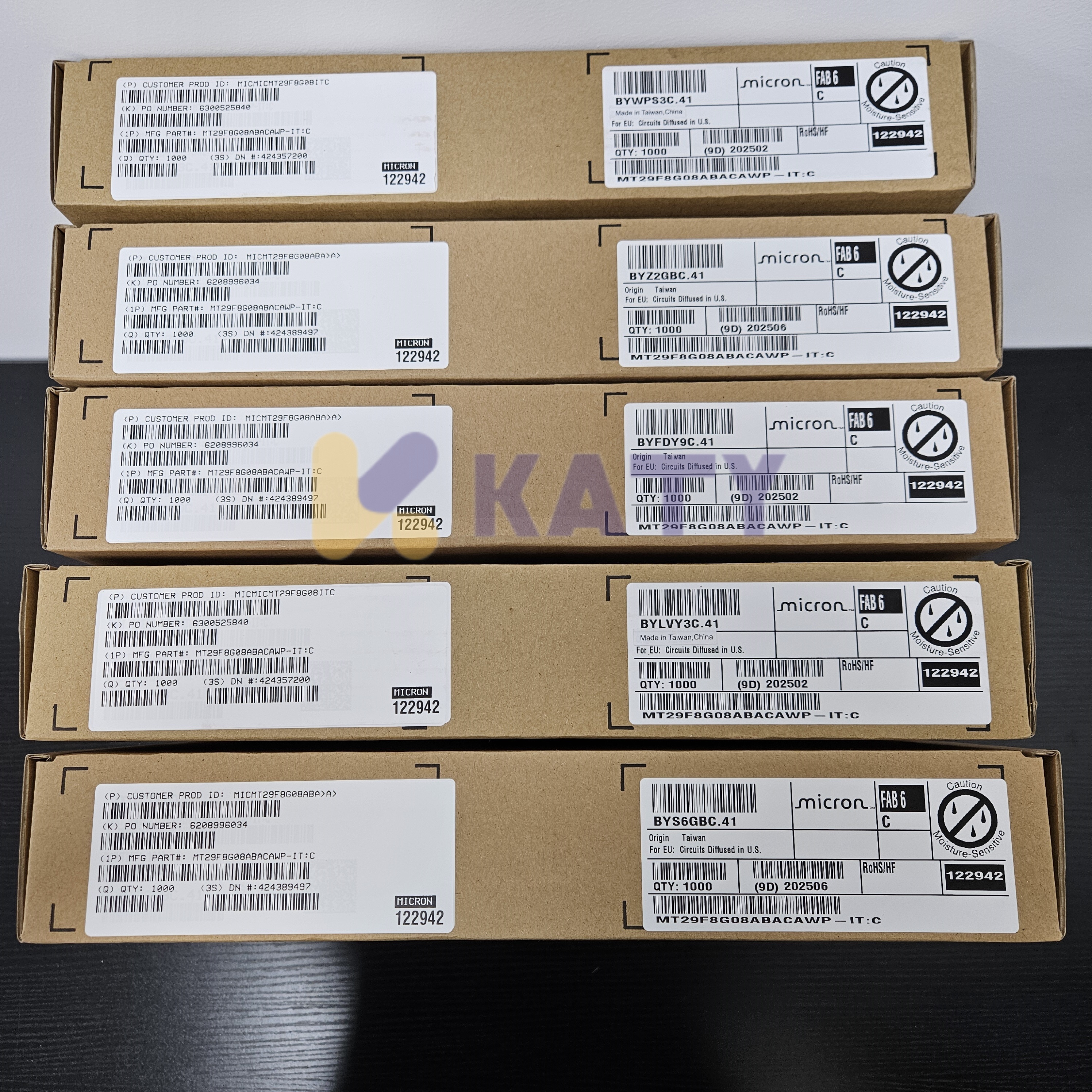 MT29F8G08ABACAWP-IT:C
